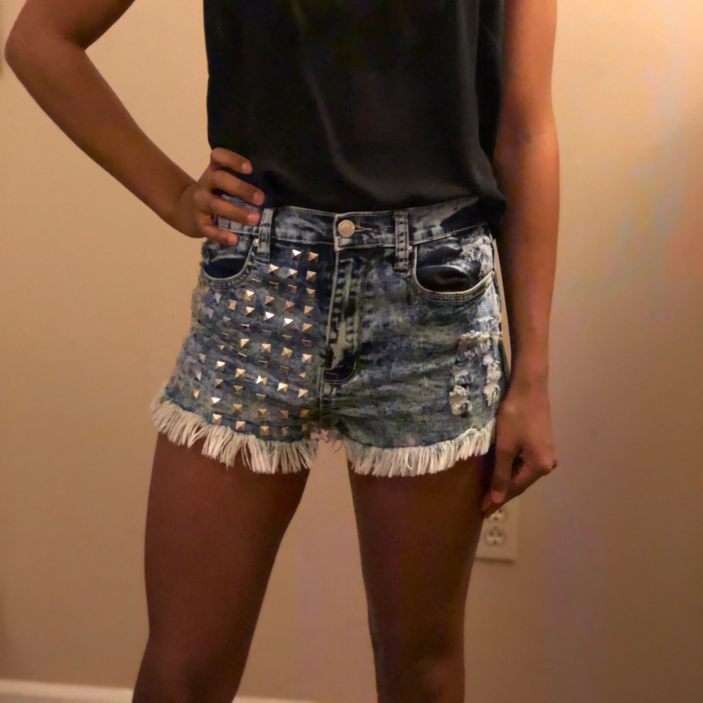 High waisted shorts